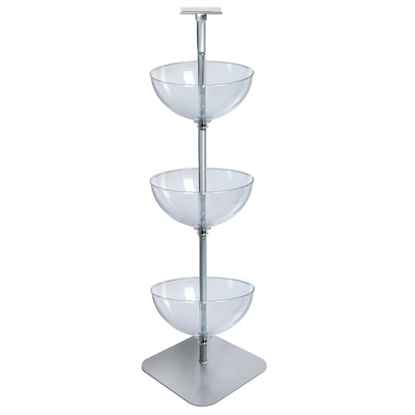 Three-Tiered 16" Bowl Floor Display